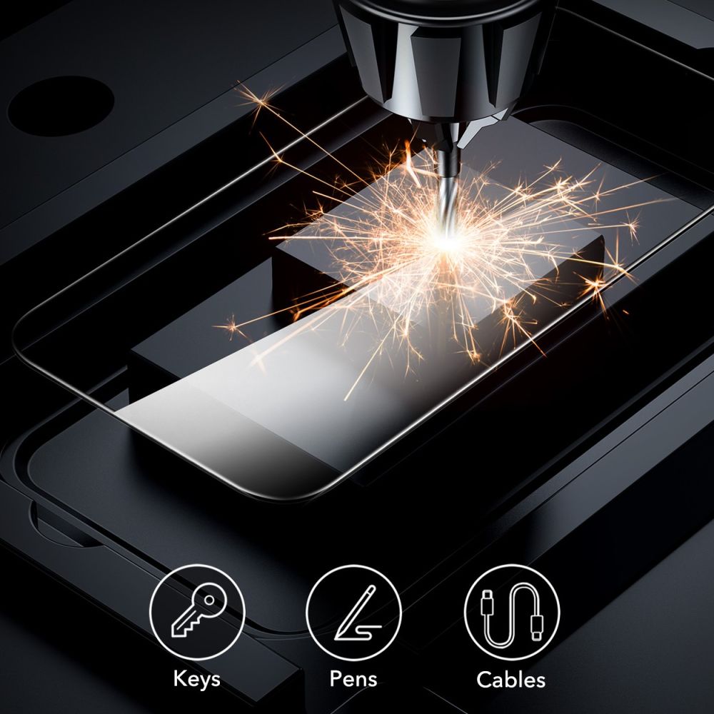 VETRO TEMPERATO ESR 2-PACK IPHONE 16 PLUS TRASPARENTE