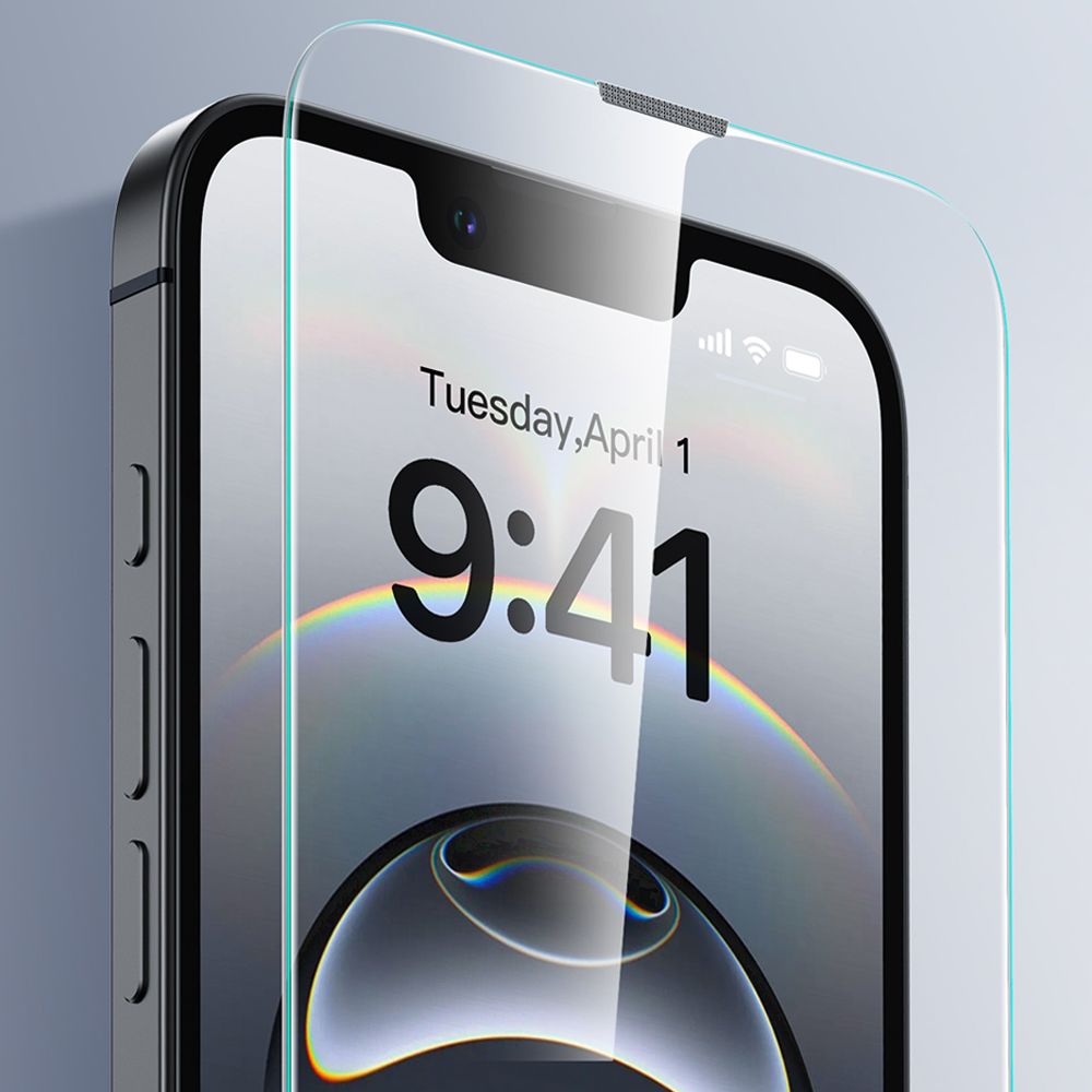 VETRO TEMPERATO ESR ULTRAFIT 2-PACK IPHONE 13 / 13 PRO / 14 / 16E TRASPARENTE