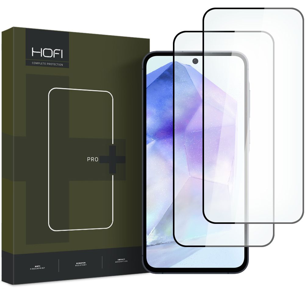 VETRO TEMPERATO HOFI HOFI GLASS PRO+ 2-PACK GALAXY A35 / A55 5G NERO