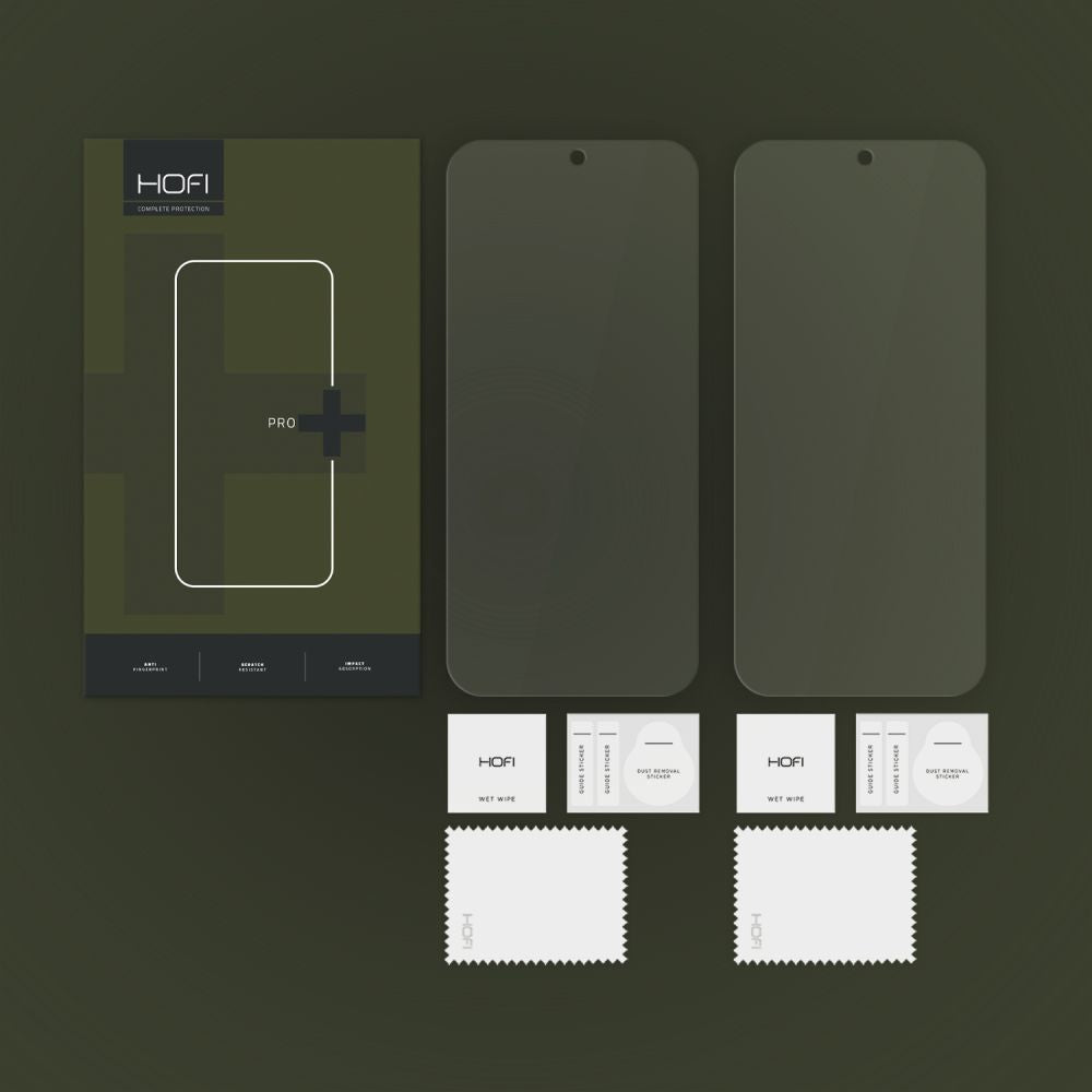 COPERTURA PER GOOGLE PIXEL 9 / 9 PRO VETRO TEMPERATO HOFI GLASS PRO+ 2-PACK TRASPARENTE