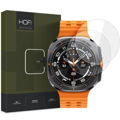 2X VETRO TEMPERATO PER SAMSUNG GALAXY WATCH ULTRA (47 MM) HOFI GLASS PRO+ 2-PACK TRASPARENTE