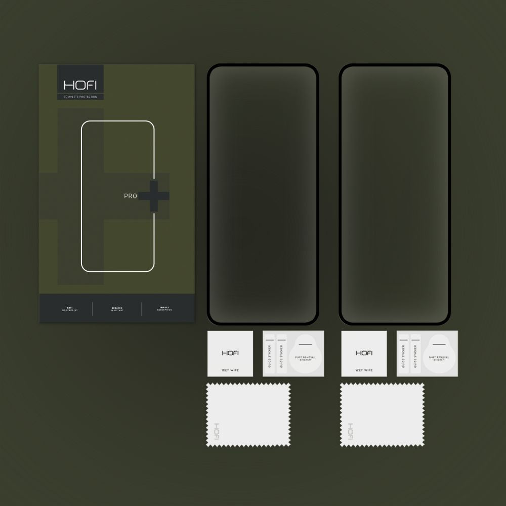2X VETRO TEMPERATO HOFI GLASS PRO+ 2-PACK XIAOMI REDMI 13 NERO