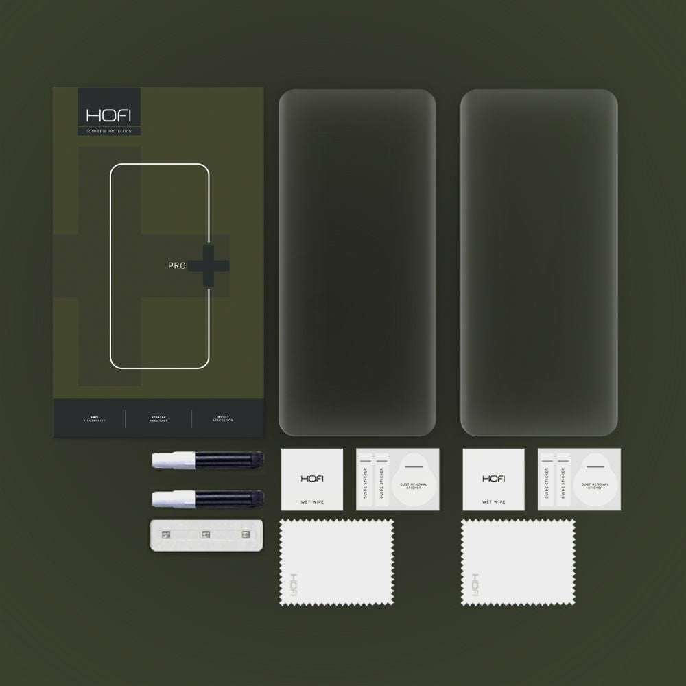 2X VETRO TEMPERATO HOFI UV GLASS PRO+ 2-PACK MOTOROLA EDGE 50 FUSION / EDGE 50 PRO 5G TRASPARENTE