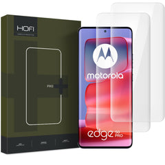 2X VETRO TEMPERATO HOFI UV GLASS PRO+ 2-PACK MOTOROLA EDGE 50 FUSION / EDGE 50 PRO 5G TRASPARENTE