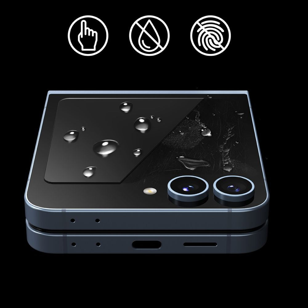 2X VETRO TEMPERATO PER SAMSUNG GALAXY Z FLIP 6 RINGKE COVER DISPLAY 2-PACK TRASPARENTE
