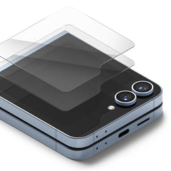 2X VETRO TEMPERATO PER SAMSUNG GALAXY Z FLIP 6 RINGKE COVER DISPLAY 2-PACK TRASPARENTE