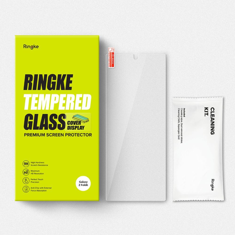 2X VETRO TEMPERATO PER SAMSUNG GALAXY Z FOLD 6 VETRO TEMPERATO RINGKE COVER DISPLAY 2-PACK TRASPARENTE