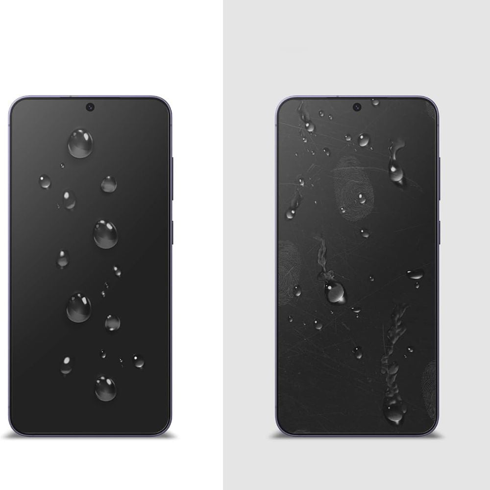 2X VETRO TEMPERATO CON RINGKE EASY SLIDE FRAME INSTALLAZIONE 2-PACK GALAXY S24 TRASPARENTE