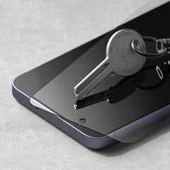 2X VETRO TEMPERATO CON RINGKE EASY SLIDE FRAME INSTALLAZIONE 2-PACK GALAXY S24 TRASPARENTE