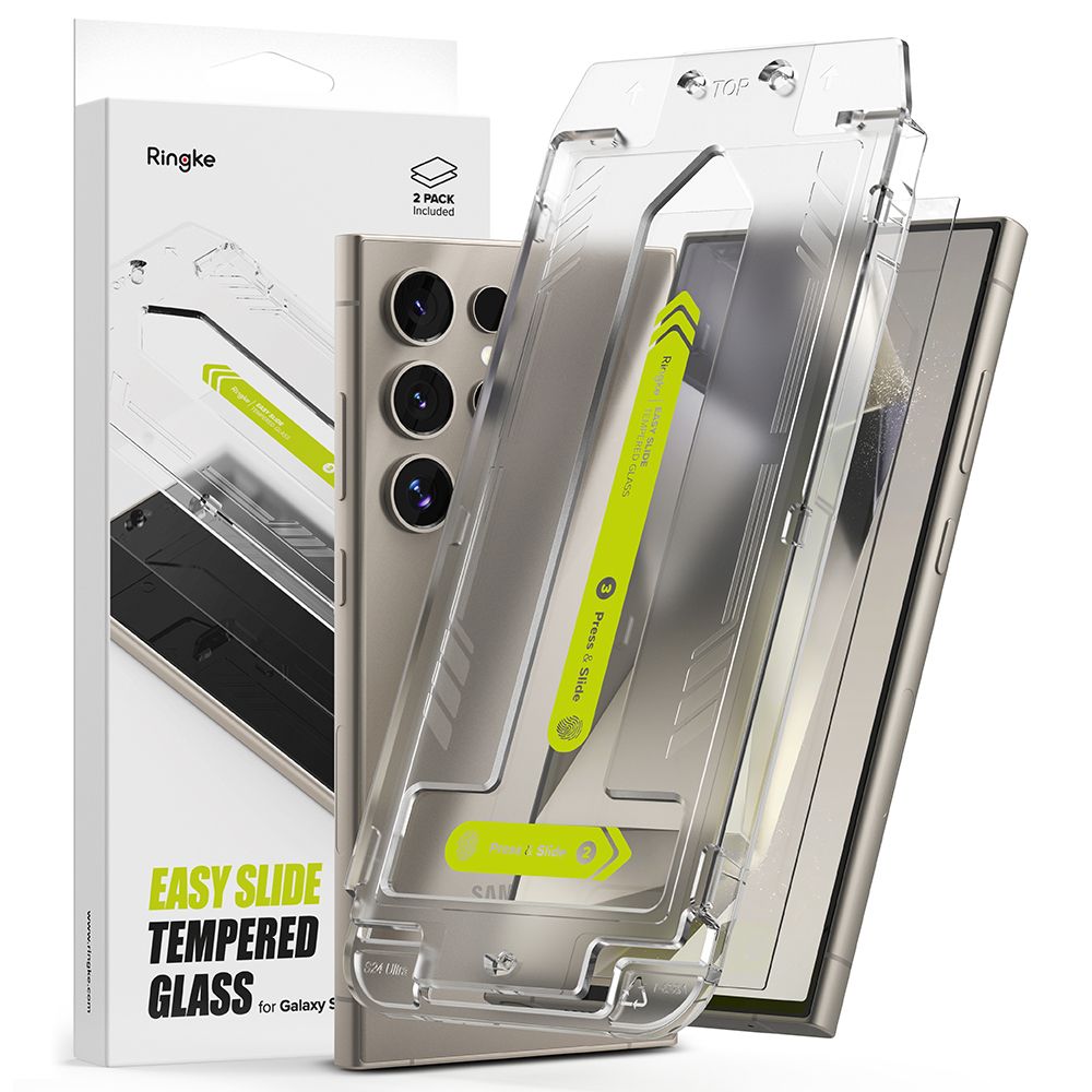 2X VETRO TEMPERATO RINGKE EASY SLIDE 2-PACK GALAXY S24 ULTRA CHIARO