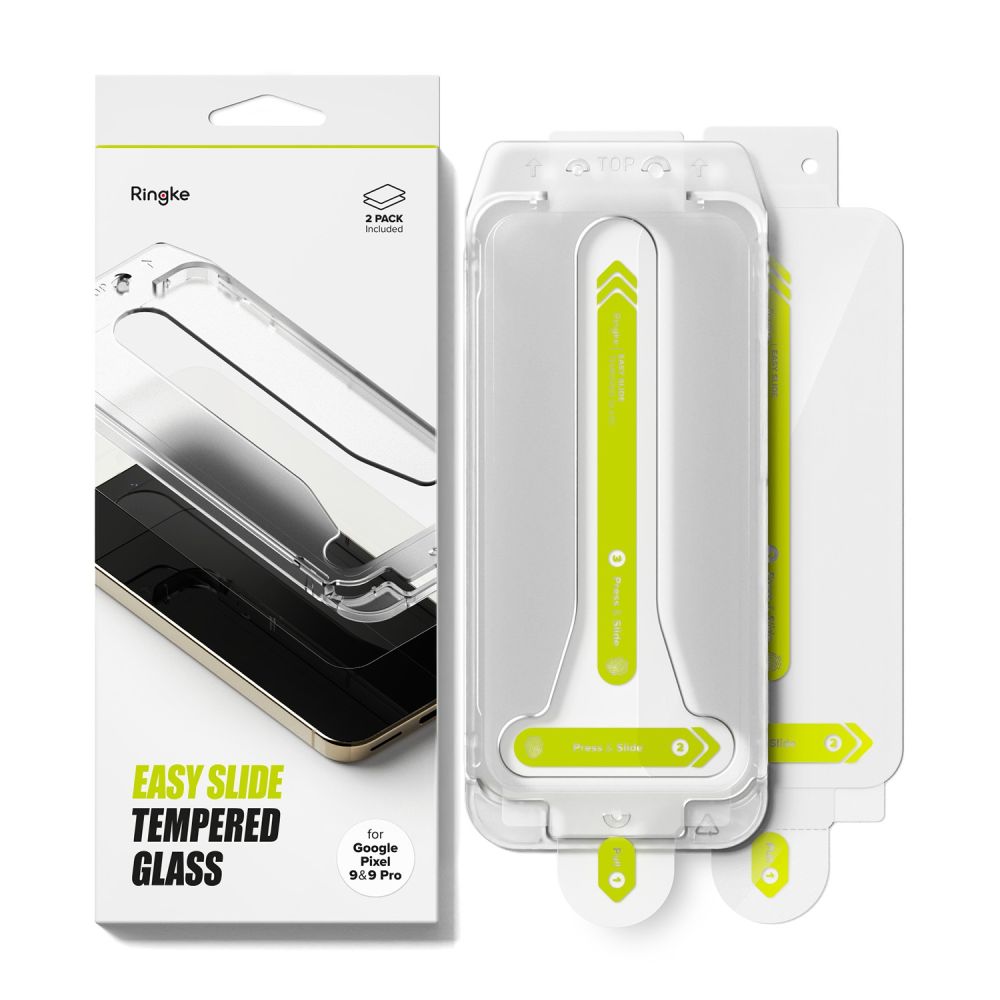 VETRO TEMPERATO RINGKE EASY SLIDE 2-PACK GOOGLE PIXEL 9 / 9 PRO TRASPARENTE