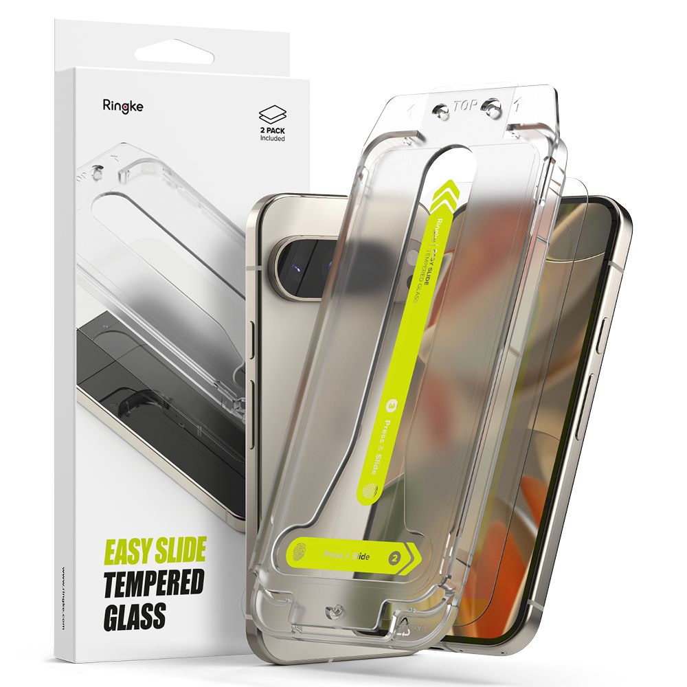VETRO TEMPERATO RINGKE EASY SLIDE 2-PACK GOOGLE PIXEL 9 / 9 PRO TRASPARENTE