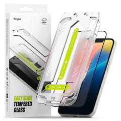 VETRO TEMPERATO RINGKE EASY SLIDE 2-PACK IPHONE 13 / 13 PRO / 14 / 16E TRASPARENTE