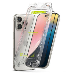 VETRO TEMPERATO RINGKE EASY SLIDE 2-PACK IPHONE 16 PRO NERO