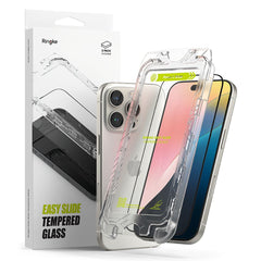 VETRO TEMPERATO RINGKE EASY SLIDE 2-PACK IPHONE 16 PRO MAX NERO
