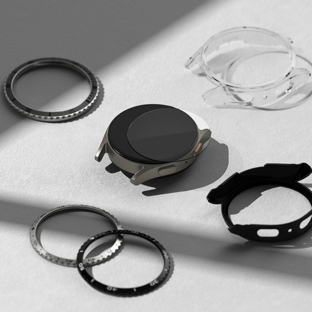 4X VETRO TEMPERATO PER GALAXY WATCH 4 / 5 / 6 / 7 (44 MM) RINGKE TEMPERED GLASS 4-PACK TRASPARENTE