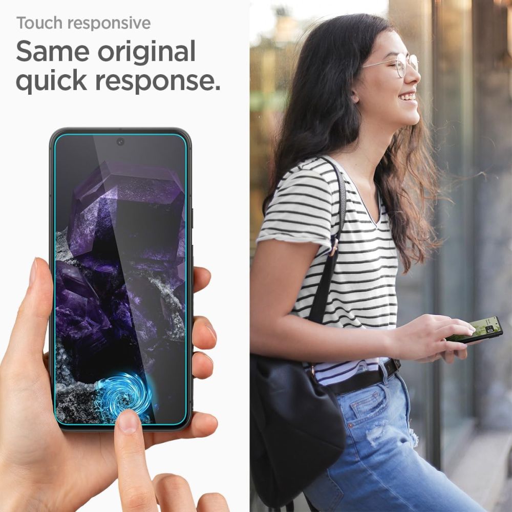 VETRO TEMPERATO SPIGEN ALM GLAS.TR 2-PACK GOOGLE PIXEL 8 TRASPARENTE