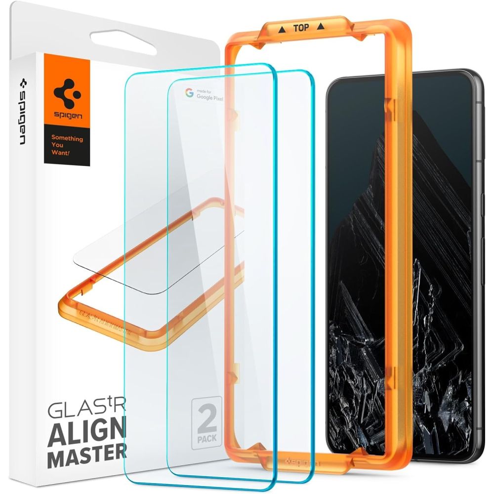 VETRO TEMPERATO SPIGEN ALM GLAS.TR 2-PACK GOOGLE PIXEL 8 PRO TRASPARENTE