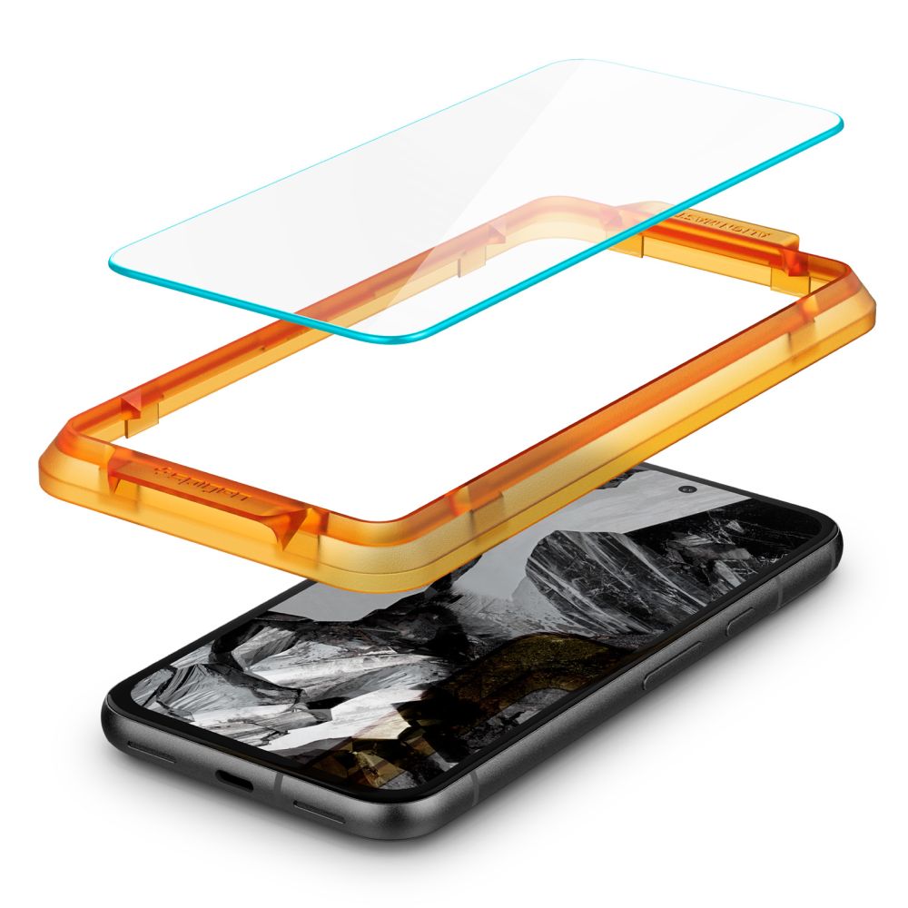 2X VETRO TEMPERATO SPIGEN ALM GLAS.TR 2-PACK GOOGLE PIXEL 8A TRASPARENTE