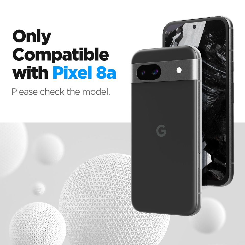 2X VETRO TEMPERATO SPIGEN ALM GLAS.TR 2-PACK GOOGLE PIXEL 8A TRASPARENTE