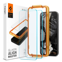 2X VETRO TEMPERATO SPIGEN ALM GLAS.TR 2-PACK GOOGLE PIXEL 8A TRASPARENTE