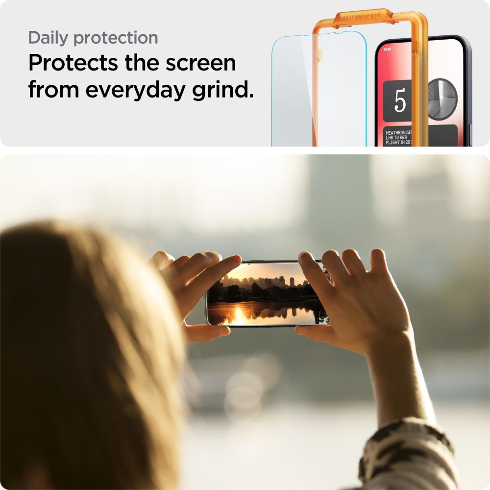 VETRO TEMPERATO SPIGEN ALM GLAS.TR 2-PACK NOTHING PHONE 2A / 2A PLUS TRASPARENTE