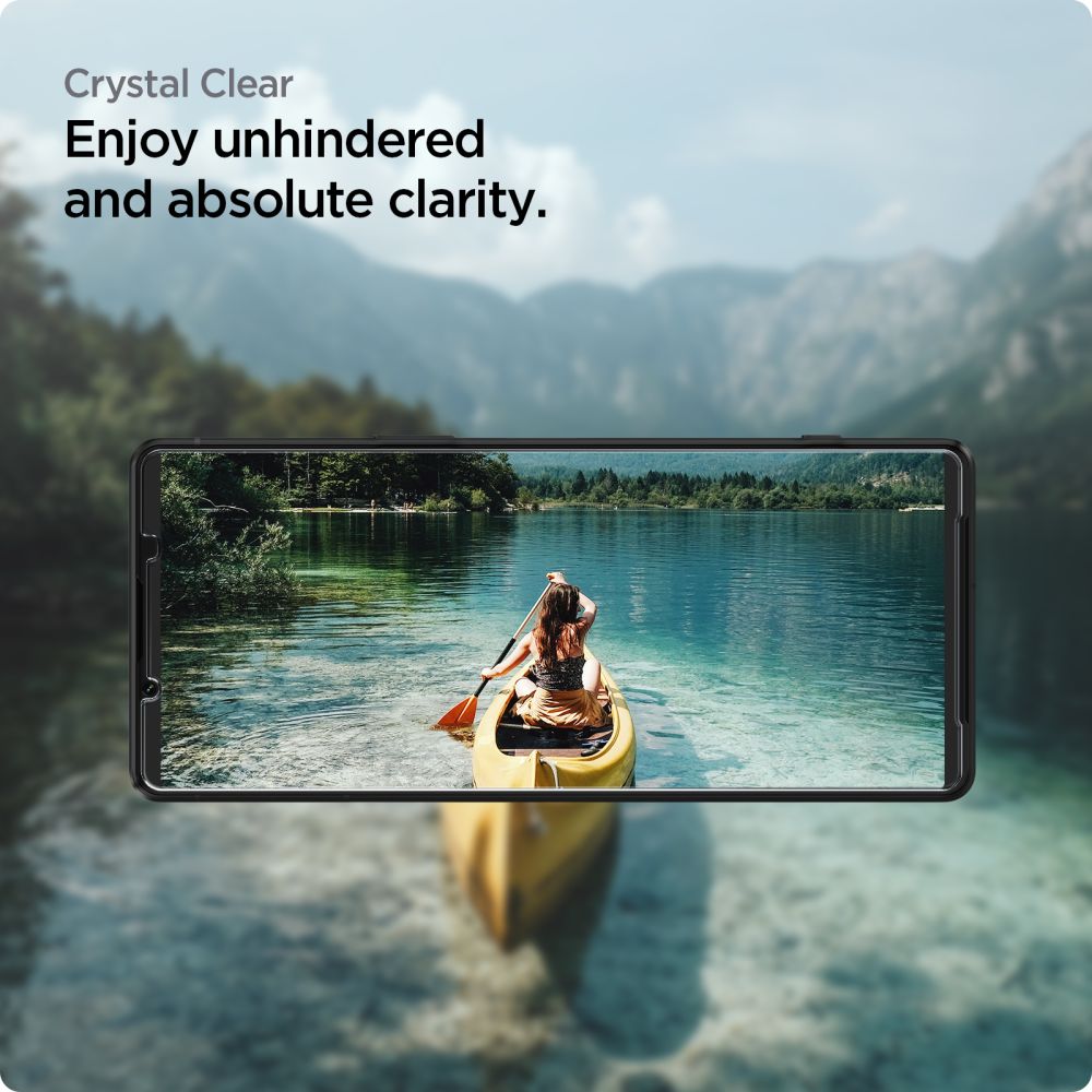 2X VETRO TEMPERATO SPIGEN ALM GLAS.TR 2-PACK SONY XPERIA 1 VI TRASPARENTE