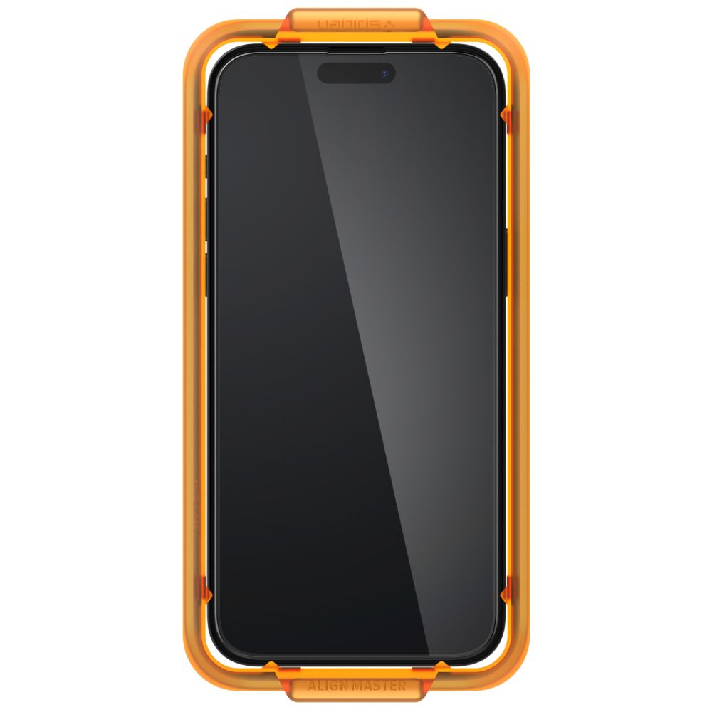 VETRO TEMPERATO SPIGEN ALM GLASS FC 2-PACK IPHONE 15 PLUS NERO