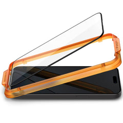 VETRO TEMPERATO SPIGEN ALM GLASS FC 2-PACK IPHONE 15 PLUS NERO