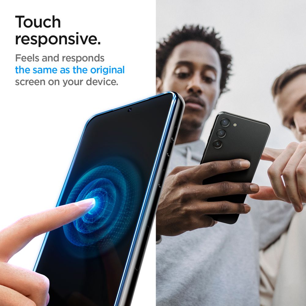 VETRO TEMPERATO SPIGEN GLAS.TR "EZ FIT" 2-PACK GALAXY S23+ PLUS TRASPARENTE