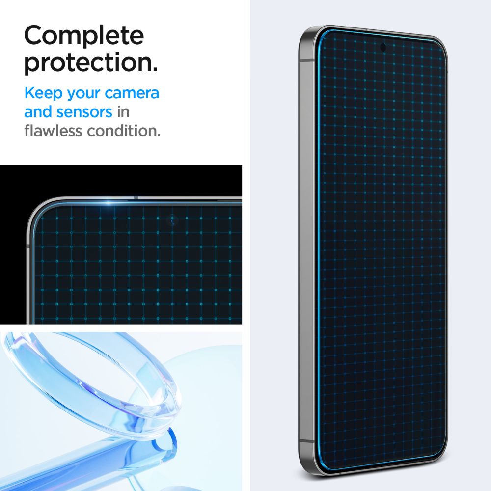 VETRO TEMPERATO SPIGEN GLAS.TR "EZ FIT" 2-PACK GALAXY S24 FE TRASPARENTE