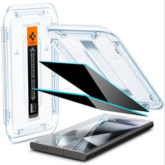 2X VETRO TEMPERATO SPIGEN GLAS.TR "EZ FIT" 2-PACK GALAXY S24 ULTRA PRIVACY