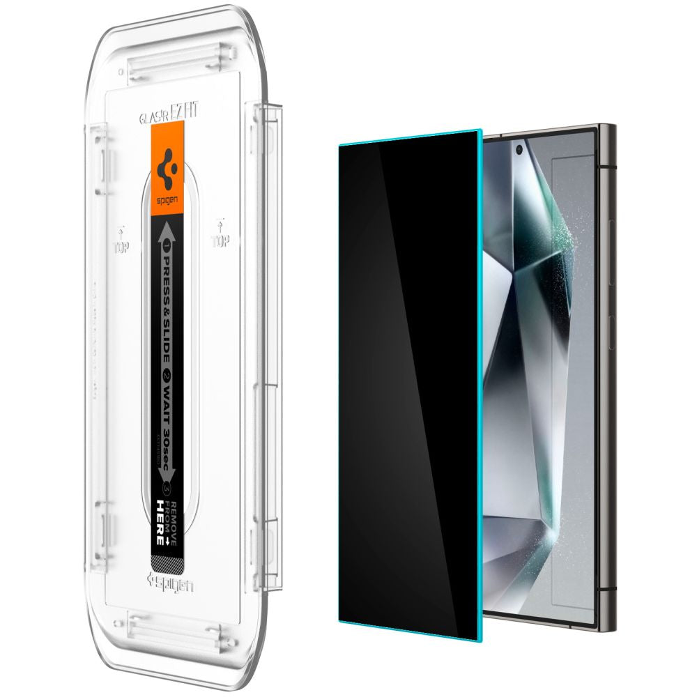 2X VETRO TEMPERATO SPIGEN GLAS.TR "EZ FIT" 2-PACK GALAXY S24 ULTRA PRIVACY