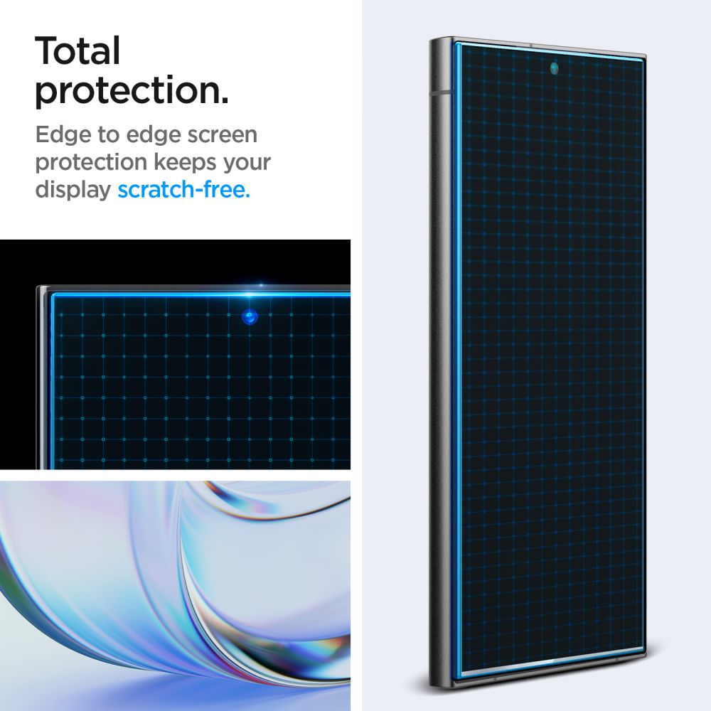 2X VETRO TEMPERATO SPIGEN GLAS.TR "EZ FIT" 2-PACK GALAXY S24 ULTRA PRIVACY