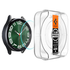 VETRO TEMPERATO SPIGEN GLAS.TR "EZ-FIT" 2-PACK GALAXY WATCH 6 CLASSIC (47 MM) TRASPARENTE