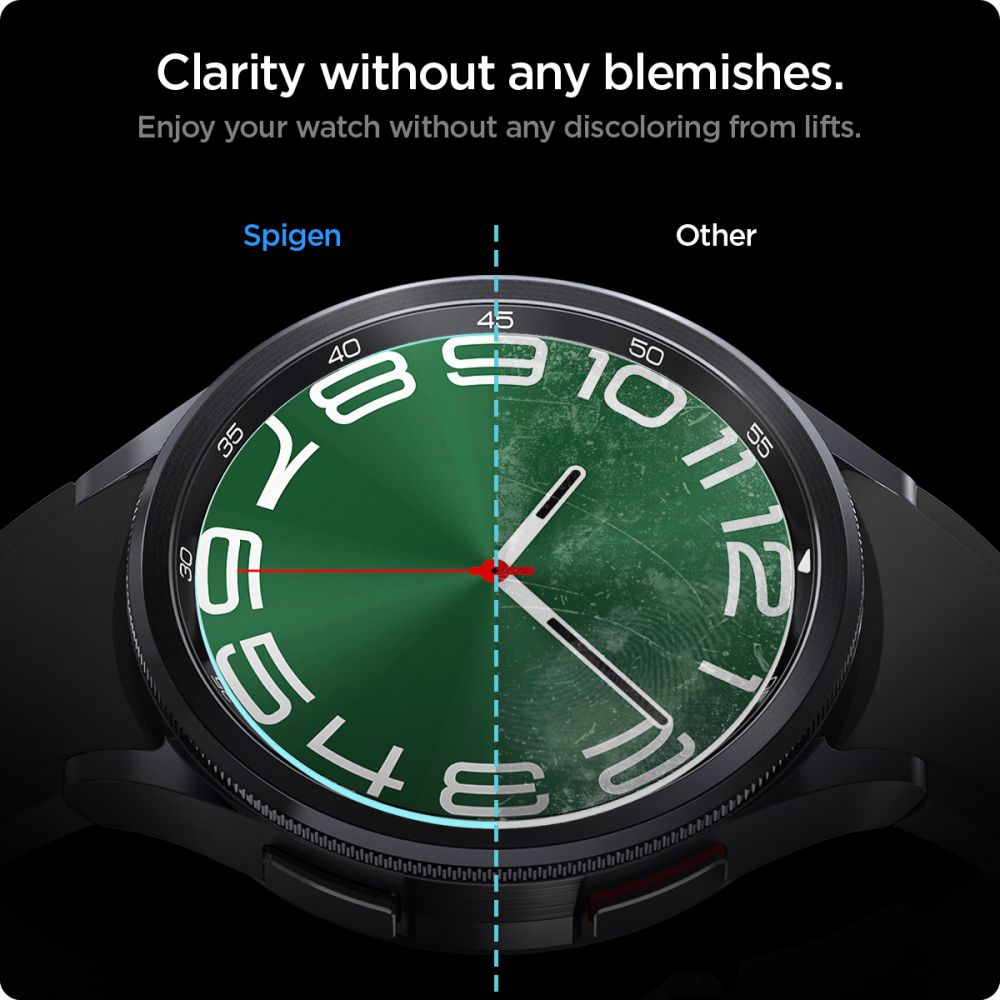 VETRO TEMPERATO SPIGEN GLAS.TR "EZ-FIT" 2-PACK GALAXY WATCH 6 CLASSIC (47 MM) TRASPARENTE