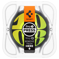 2X VETRO TEMPERATO PER GALAXY WATCH 7 (40 MM) SPIGEN GLAS.TR "EZ-FIT" 2-PACK TRASPARENTE