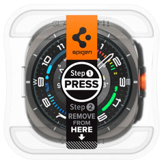 VETRO TEMPERATO SPIGEN GLAS.TR "EZ-FIT" 2-PACK GALAXY WATCH ULTRA (47 MM) TRASPARENTE
