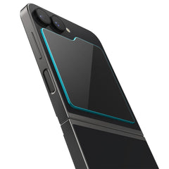 2X VETRO TEMPERATO PER SAMSUNG GALAXY Z FLIP 6 SPIGEN GLAS.TR "EZ FIT" 2-PACK TRASPARENTE
