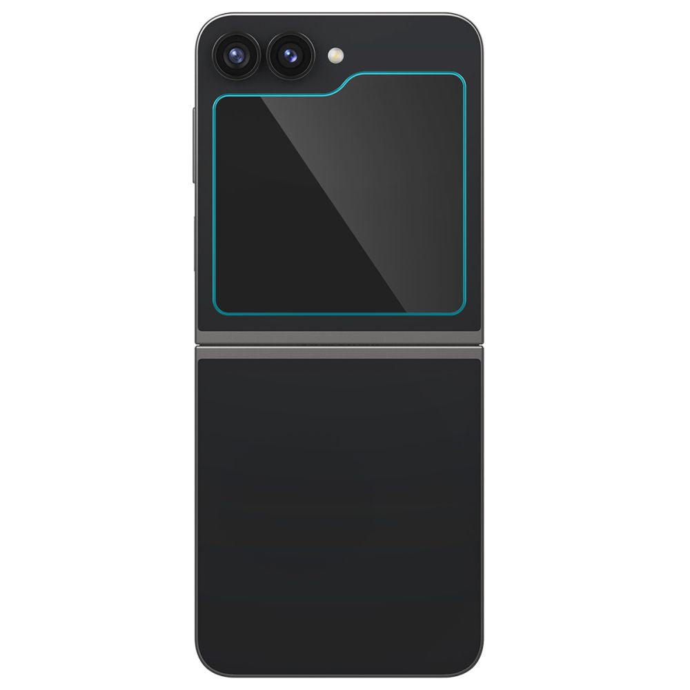 2X VETRO TEMPERATO PER SAMSUNG GALAXY Z FLIP 6 SPIGEN GLAS.TR "EZ FIT" 2-PACK TRASPARENTE