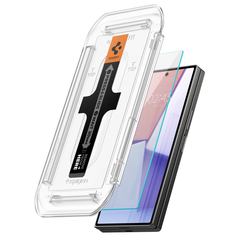 2X VETRO TEMPERATO PER SAMSUNG GALAXY Z FOLD 6 SPIGEN GLAS.TR "EZ FIT" 2-PACK TRASPARENTE