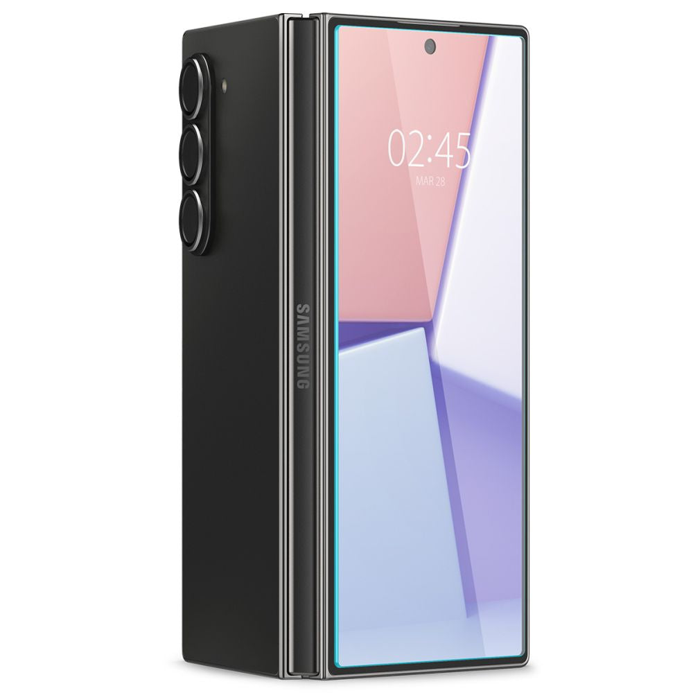 2X VETRO TEMPERATO PER SAMSUNG GALAXY Z FOLD 6 SPIGEN GLAS.TR "EZ FIT" 2-PACK TRASPARENTE