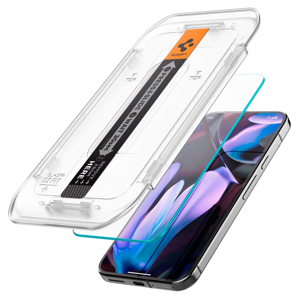 VETRO TEMPERATO SPIGEN GLAS.TR "EZ FIT" 2-PACK GOOGLE PIXEL 9 PRO XL TRASPARENTE