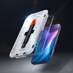 VETRO TEMPERATO SPIGEN GLAS.TR "EZ FIT" 2-PACK IPHONE 14 PRO TRASPARENTE