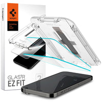 VETRO TEMPERATO SPIGEN GLAS.TR "EZ FIT" 2-PACK IPHONE 14 PRO TRASPARENTE
