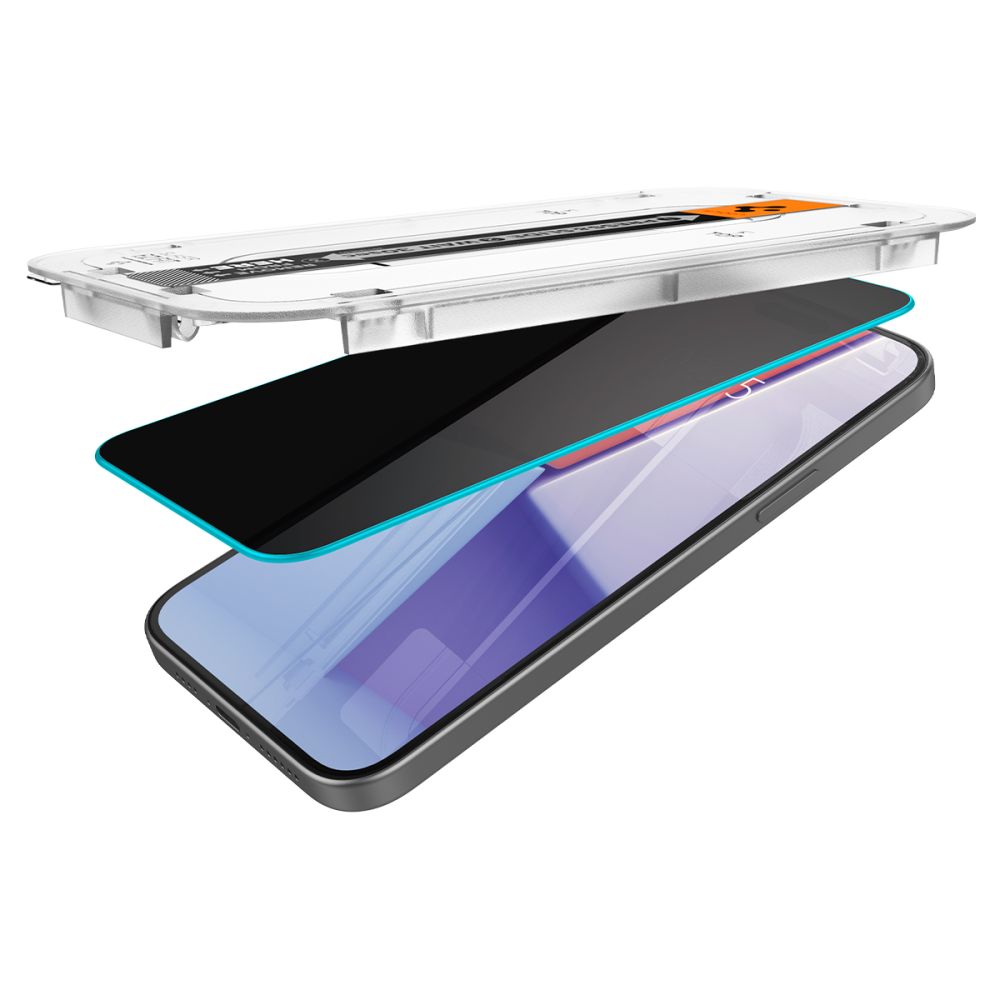 VETRO TEMPERATO SPIGEN GLAS.TR "EZ FIT" 2-PACK IPHONE 15 PLUS PRIVACY