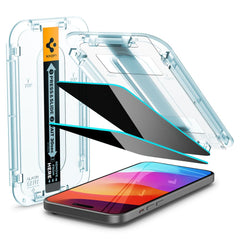 VETRO TEMPERATO SPIGEN GLAS.TR "EZ FIT" 2-PACK IPHONE 15 PRIVACY