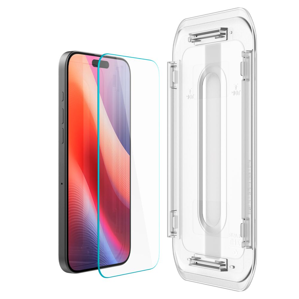 VETRO TEMPERATO SPIGEN GLAS.TR "EZ FIT" 2-PACK IPHONE 16 PRO MAX TRASPARENTE