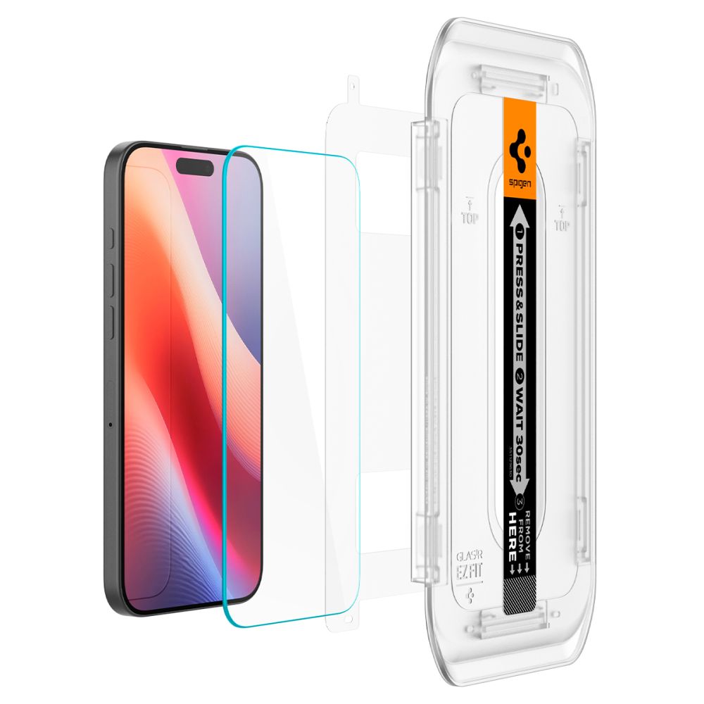 VETRO TEMPERATO SPIGEN GLAS.TR "EZ FIT" 2-PACK IPHONE 16 PRO MAX TRASPARENTE