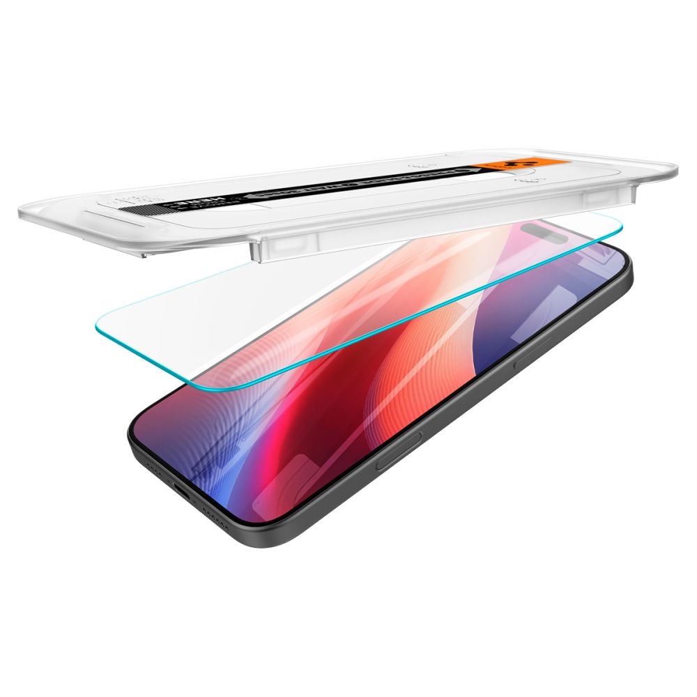VETRO TEMPERATO SPIGEN GLAS.TR "EZ FIT" 2-PACK IPHONE 16 PRO MAX TRASPARENTE